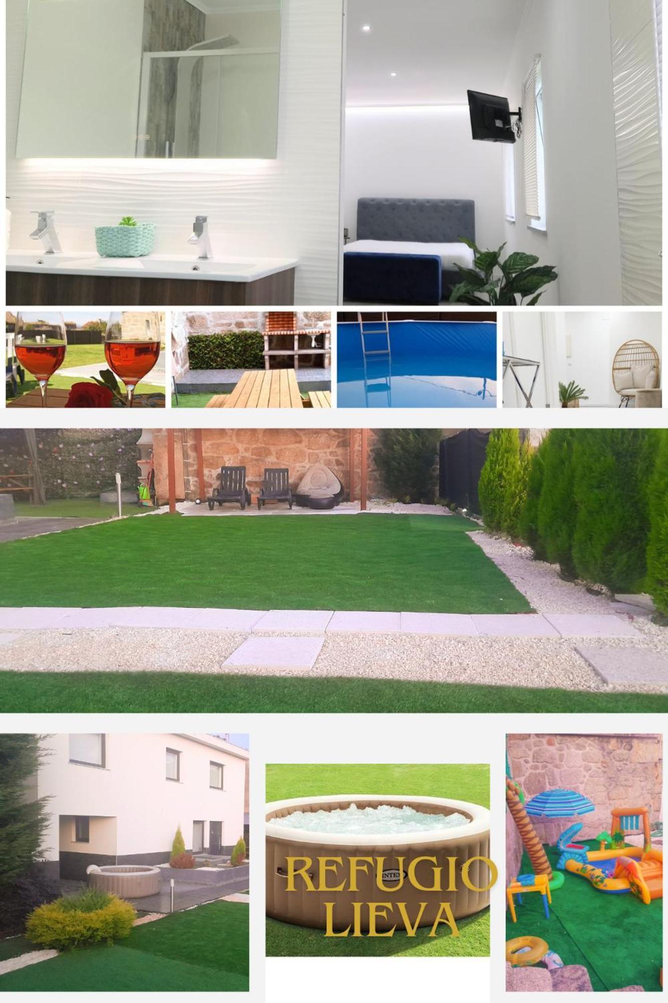 Casa Incrivel Refugio Lieva ,Piscina , Jacuzzi Exterior E Zona Kids Apartamento Nelas Exterior foto